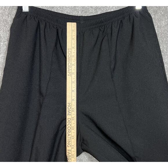 Blair Pleated Elastic Waist Pull On Pants Womens‎ Sz 16 Petite 16P Black Pockets - Picture 6 of 8